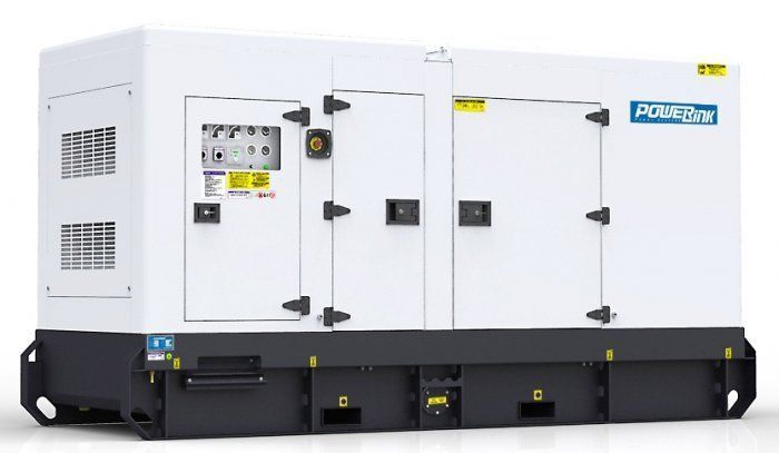 Дизельный генератор PowerLink GMS100C в кожухе с АВР 80 кВт