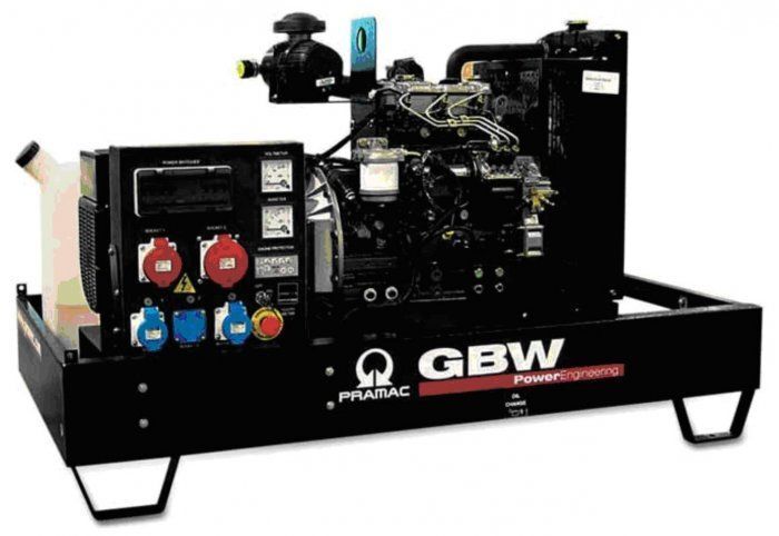 Дизельный генератор Pramac GBW 45 Y 1 фаза 35 кВт