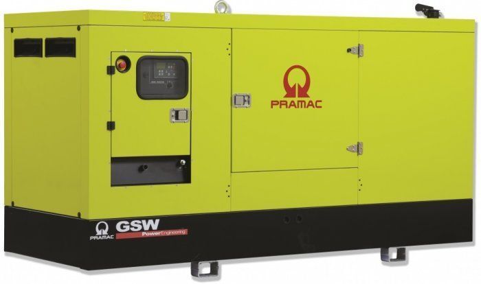 Дизельный генератор Pramac GSW 80 D в кожухе 61 кВт