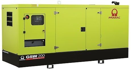 Дизельный генератор Pramac GSW 200 P в кожухе с АВР 146 кВт