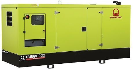 Дизельный генератор Pramac GSW 220 P в кожухе с АВР 161 кВт