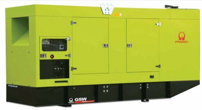 Дизельный генератор Pramac GSW 330 V в кожухе 252 кВт