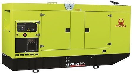 Дизельный генератор Pramac GSW 340 P в кожухе с АВР 250 кВт