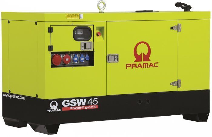 Дизельный генератор Pramac GSW 45 Y в кожухе 33 кВт