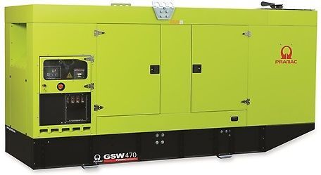 Дизельный генератор Pramac GSW 470 P в кожухе с АВР 329 кВт