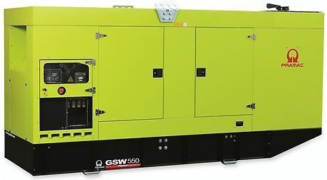 Дизельный генератор Pramac GSW 550 P в кожухе 411 кВт