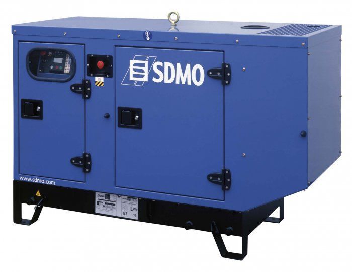 Дизельный генератор SDMO K 12M-IV в кожухе 11 кВт