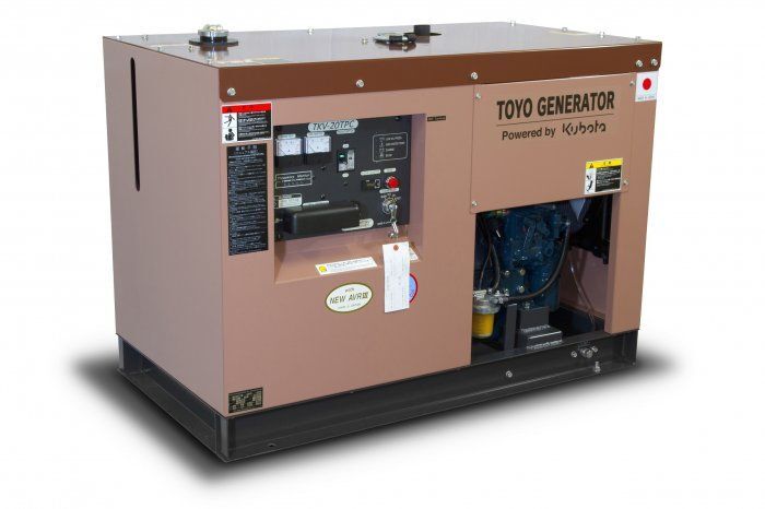 Дизельный генератор Toyo TKV-20TPC с АВР 12 кВт