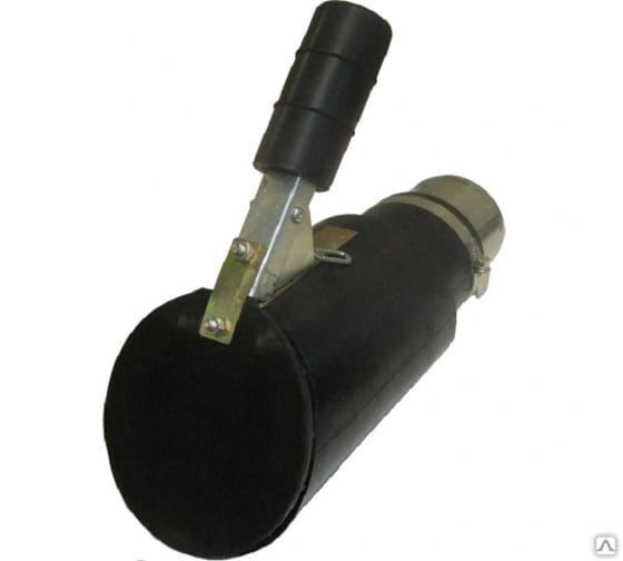 Неопреновый наконечник наклонный d110 мм для шланга 75 мм