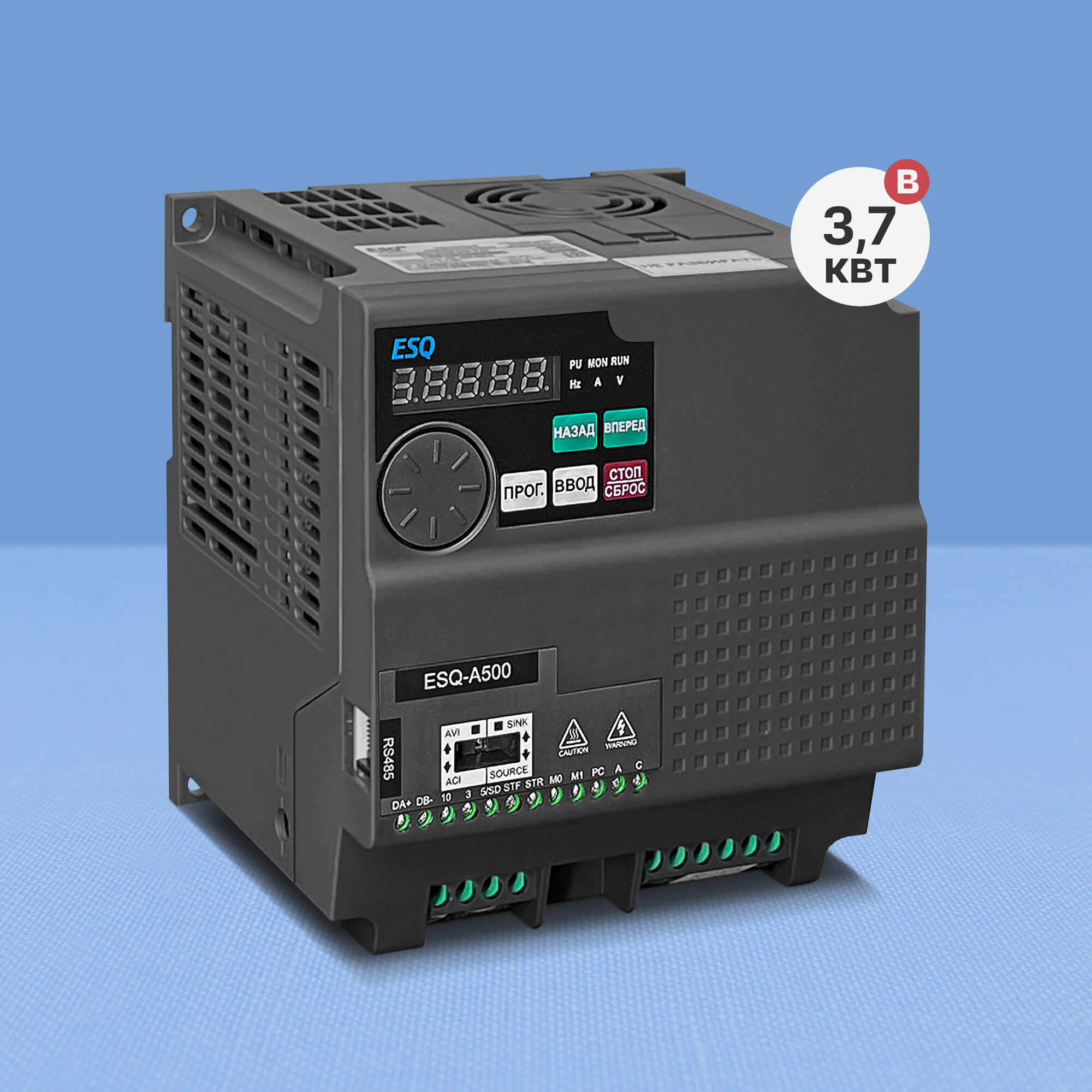 Частотный преобразователь ESQ A500-043-3.7K (3.7 кВт, 380 В)
