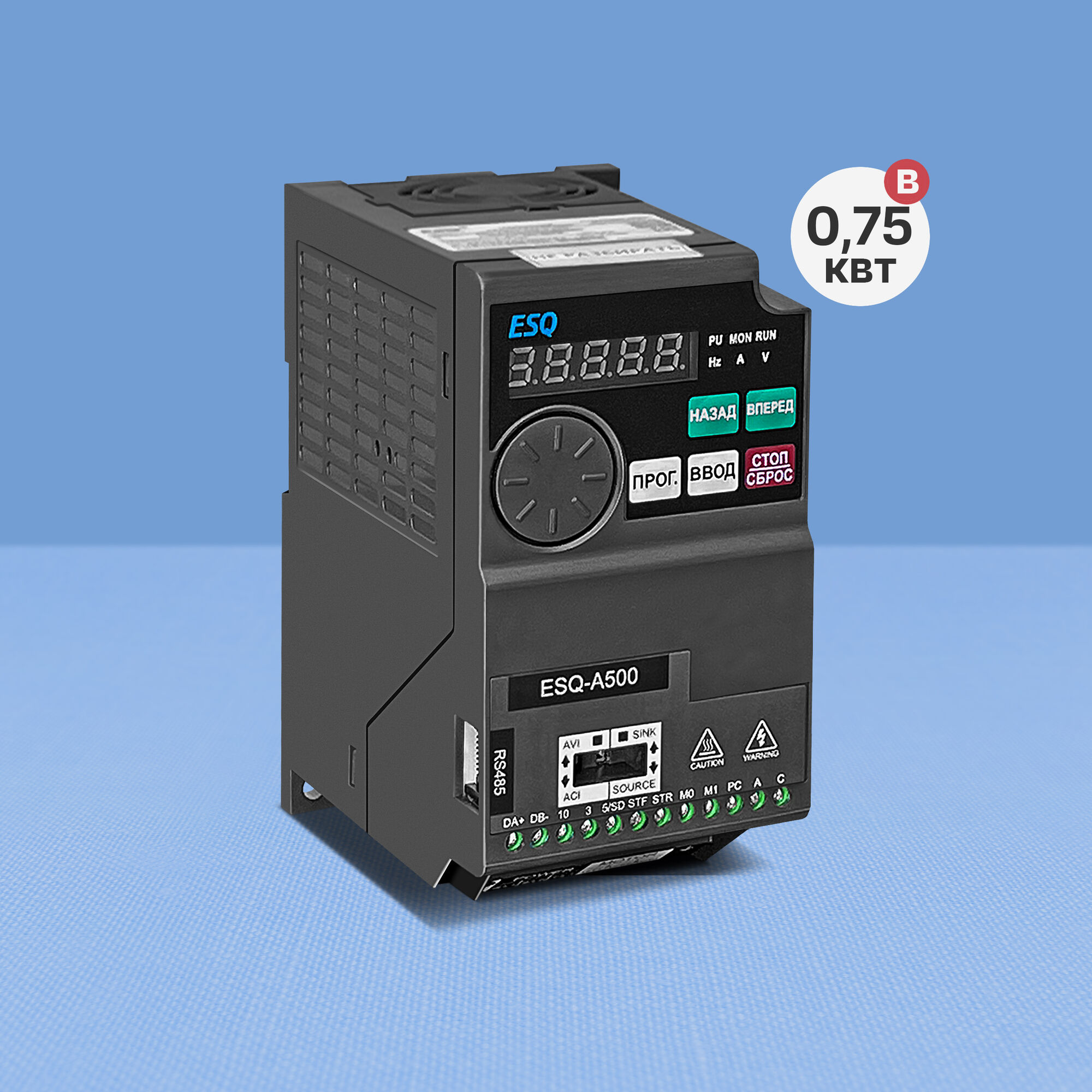Частотный преобразователь ESQ A500-043-0.75K (0.75 кВт, 380 В)