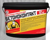 Грунтовка Бетоноконтакт Стандарт 12 кг (48 шт./пал.)
