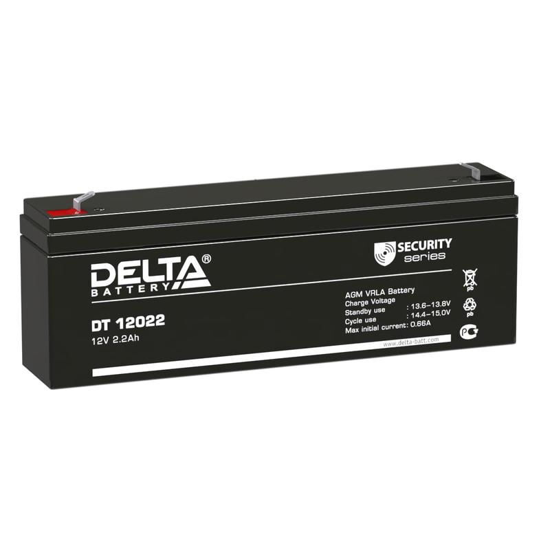 Delta Аккумулятор ОПС 12В 2.2А.ч Delta DT 12022