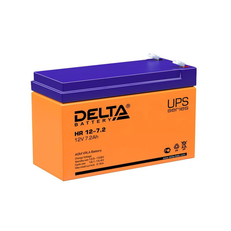 Delta Аккумулятор UPS 12В 7.2А.ч Delta HR 12-7.2