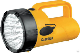 Camelion Фонарь аккумуляторный LED29314 19LED аккум. 4В 2.3А.ч 220В желт. Camelion 10471 #1