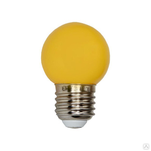 Neon-Night Лампа светодиодная 1Вт шар d45 5LED желт. E27 Neon-Night 405-111 