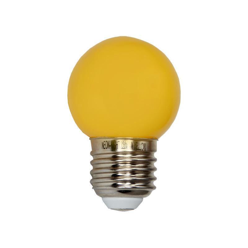Neon-Night Лампа светодиодная 1Вт шар d45 5LED желт. E27 Neon-Night 405-111