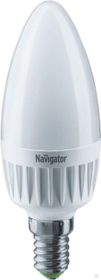 NAVIGATOR Лампа светодиодная 94 491 NLL-C37-7-230-2.7K-E14-FR 7Вт свеча 2700К тепл. бел. E14 525лм 176-264В Navigator 94 