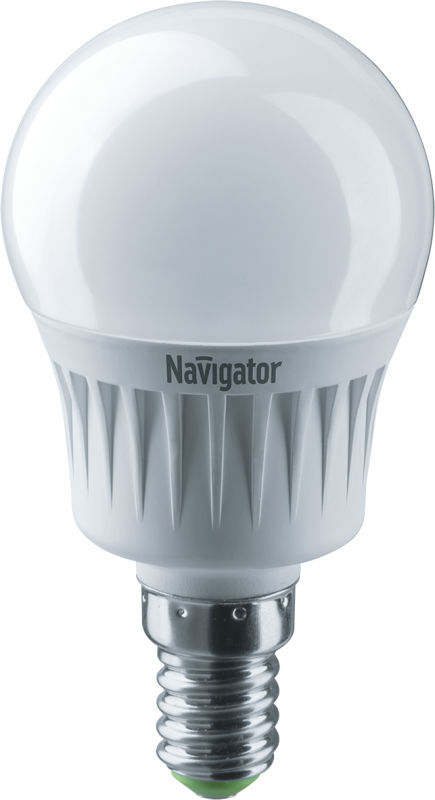 NAVIGATOR Лампа светодиодная 94 466 NLL-G45-7-230-2.7K-E14 7Вт шар 2700К тепл. бел. E14 500лм 176-264В Navigator 94466