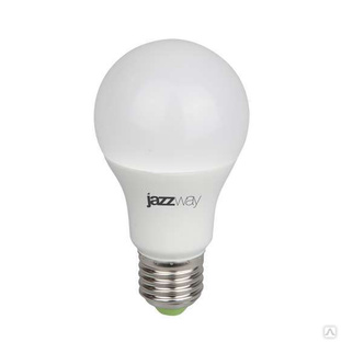 JazzWay Лампа светодиодная PPG A60 Agro 9Вт A60 грушевидная матовая E27 IP20 для растений frost JazzWay 5002395 