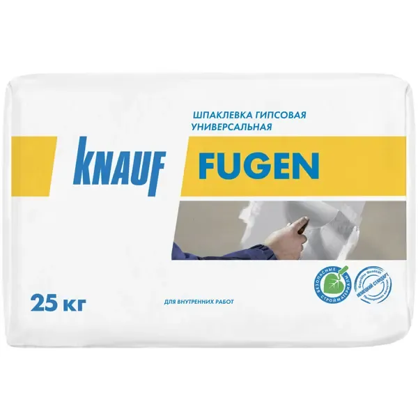 Шпаклёвка гипсовая универсальная Knauf Фуген 25 кг