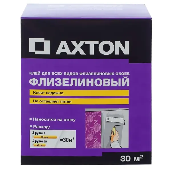 Клей для флизелиновых обоев Axton 30 м² AXTON Флизелиновый