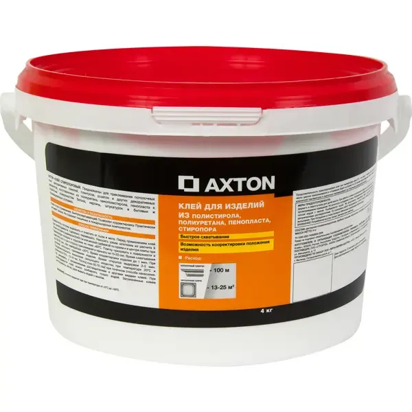 Клей Axton для потолочных изделий стиропоровый 4 кг AXTON None