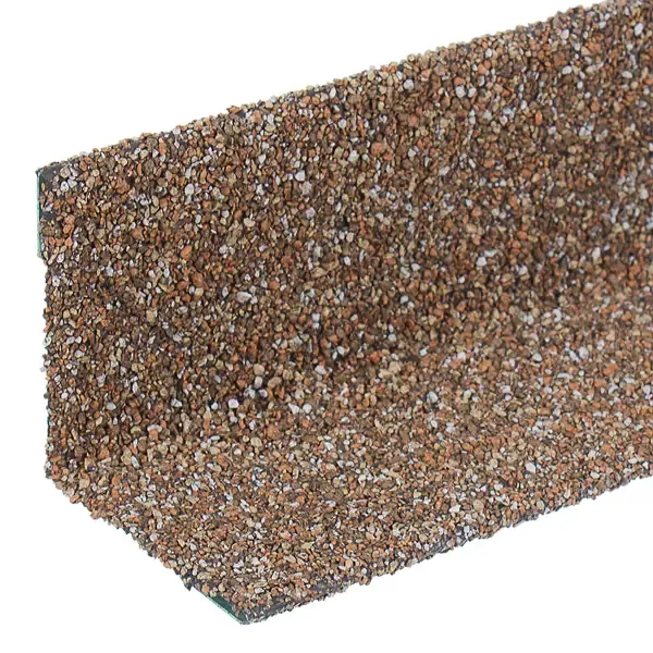 Угол внутренний гранулят Hauberk 1.25 м. цвет античный ТЕХНОНИКОЛЬ Hauberk Аксессуары для битумных фасадных панелей