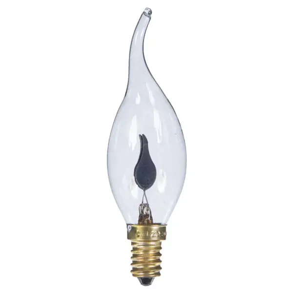 Лампа накаливания Uniel E14 220-240 В 3 Вт свеча на ветру с эффектом пламени UNIEL None