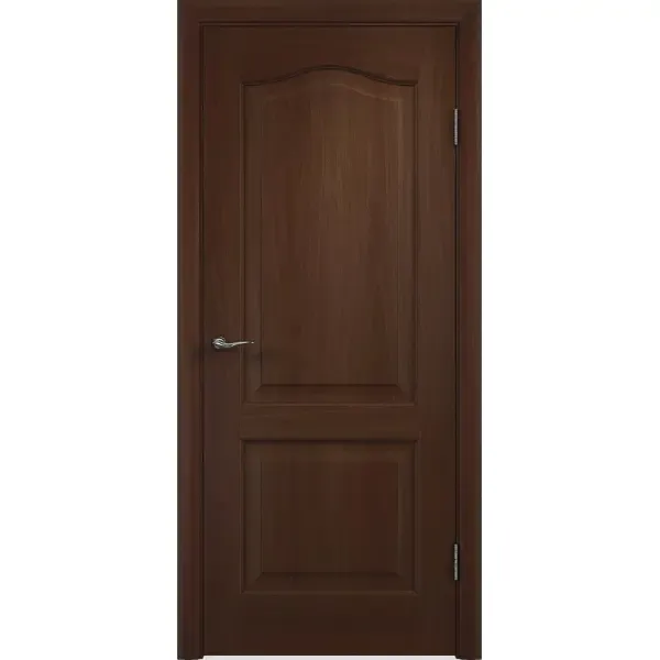 Дверь межкомнатная Антик глухая ПВХ ламинация цвет итальянский орех 60x200 см VERDA