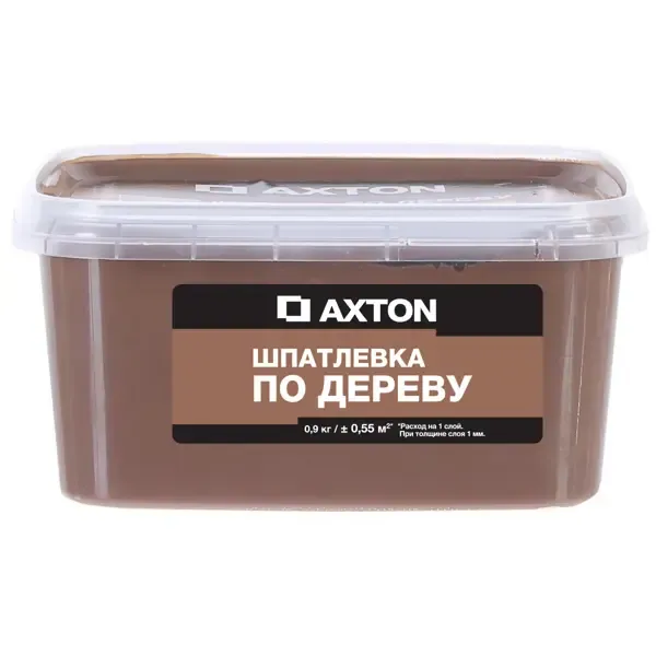 Шпатлёвка Axton для дерева 0.9 кг хани AXTON