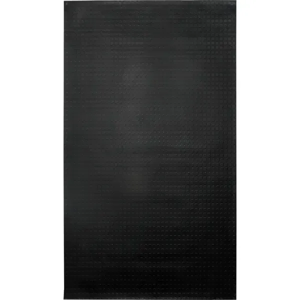 Ковровое покрытие «Монетка» 1.2 м резина, на отрез, цвет чёрный Без бренда Резиновые дорожки