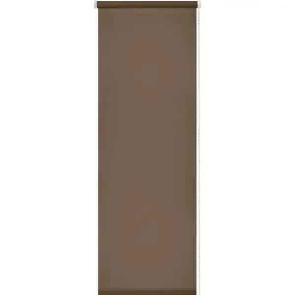 Штора рулонная Inspire Шантунг 120x175 см коричневая