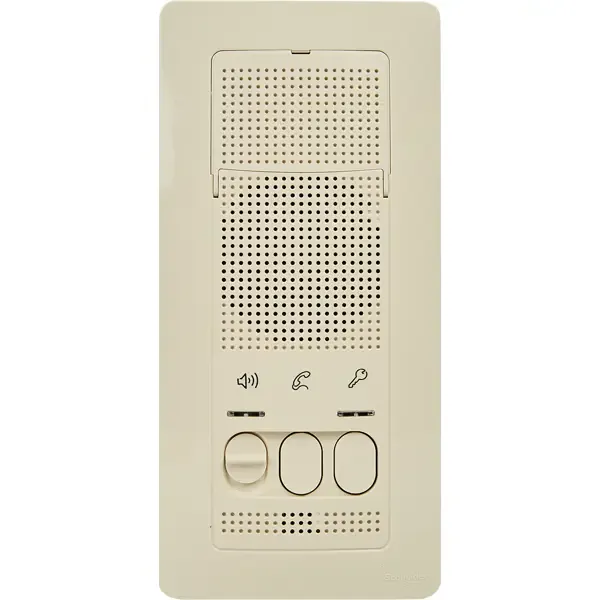 Аудиодомофон для координатного подъездного домофона Schneider Electric Blanca цвет бежевый