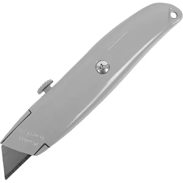 Нож строительный QM-MC2005 металлический корпус трапецивидное лезвие 9 мм Без бренда None