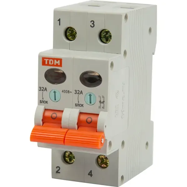 Выключатель нагрузки TDM Electric ВН-32 2P 32 А TDM ELECTRIC ВН-32 2P 32A