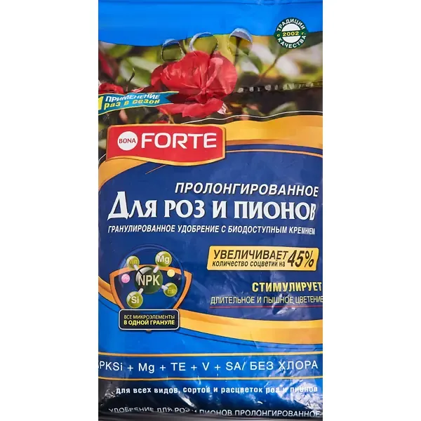 Удобрение Bona Forte для роз с кремнием 2.5 кг BONA FORTE None