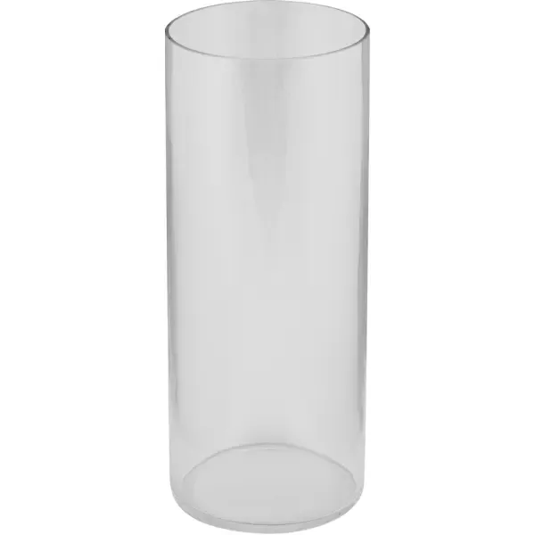 Ваза Цилиндр стекло цвет прозрачный 25 см