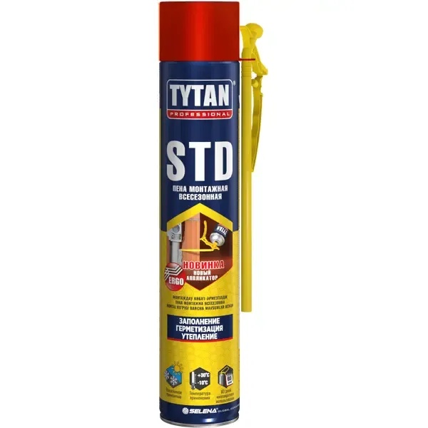 Пена монтажная бытовая Tytan STD 35 всесезонная 750 мл TYTAN None