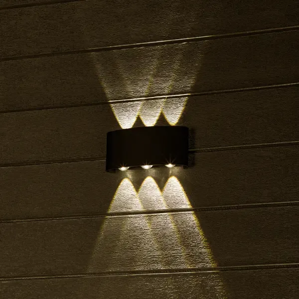 Светильник настенный светодиодный уличный Duwi «Nuovo» 24771 9 IP54 цвет черный DUWI