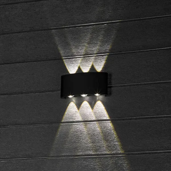 Светильник настенный светодиодный уличный Duwi «Nuovo» 24774 0 IP54 цвет черный DUWI