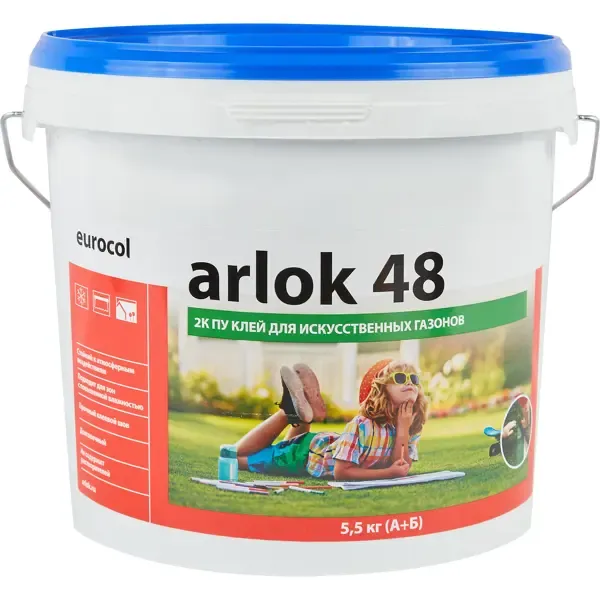 Клей Arlok двухкомпонентный для искусственного газона 5.5 кг Без бренда Arlok 48