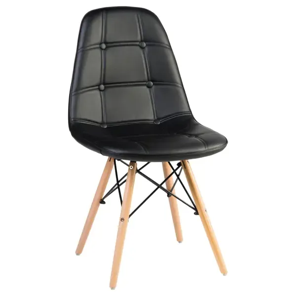 Кухонный стул Dobrin Bennet LMZL 44.50x83x54см искусственная кожа цвет черный