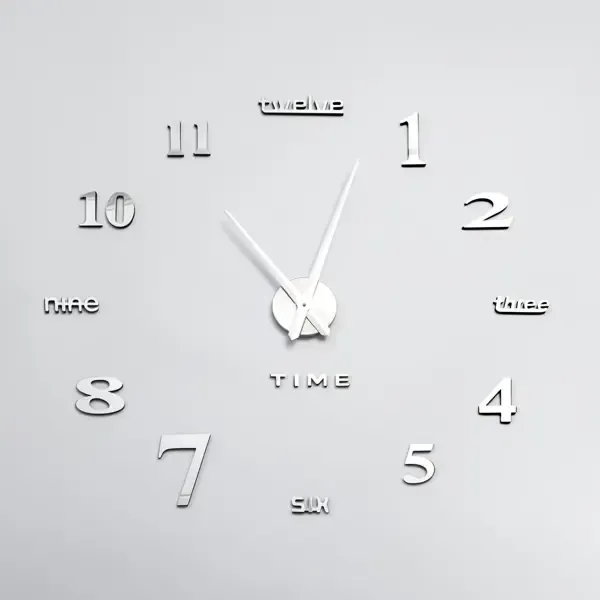 Часы-наклейка DIY "Клермонт" плавный ход 120x120 см