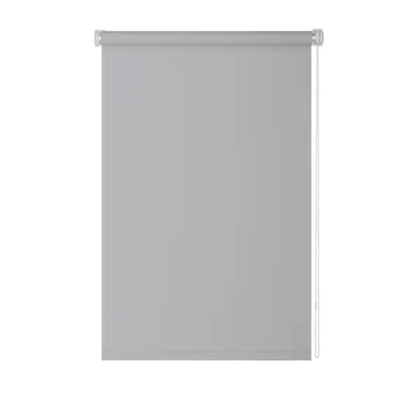 Рулонная штора ДекоМаркет однотонная 75x190 см цвет светло-серый
