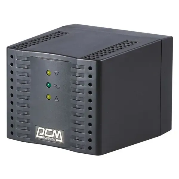 Стабилизатор напряжения Powercom TCA-1200 Black 1200VA/600W черный