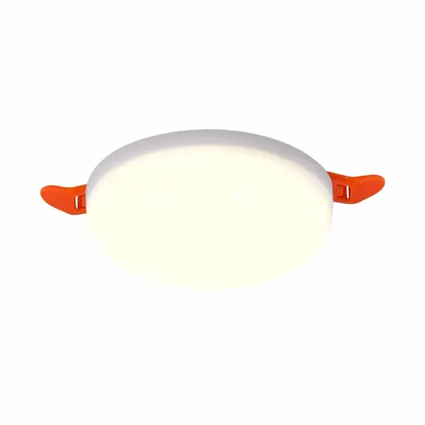 Светильник точечный светодиодный встраиваемый влагозащищенный ST Luce ST700.538.08 ST700 2 м² теплый белый свет цвет бел