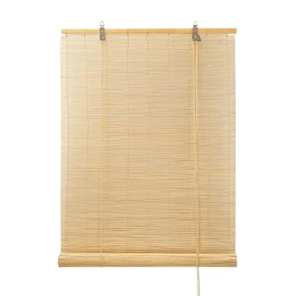 Рулонная штора Праймдекор бамбук натур 140x160 см бежевая