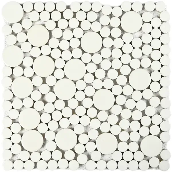 Декоративная мозаика Bonaparte Joy 30x30см керамогранит цвет белый