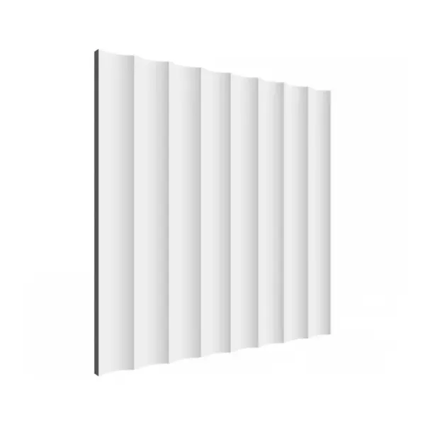 3D Панель гипсовая Дикарт Маркет Афина 0.36м² белый 1 панель 600x600мм